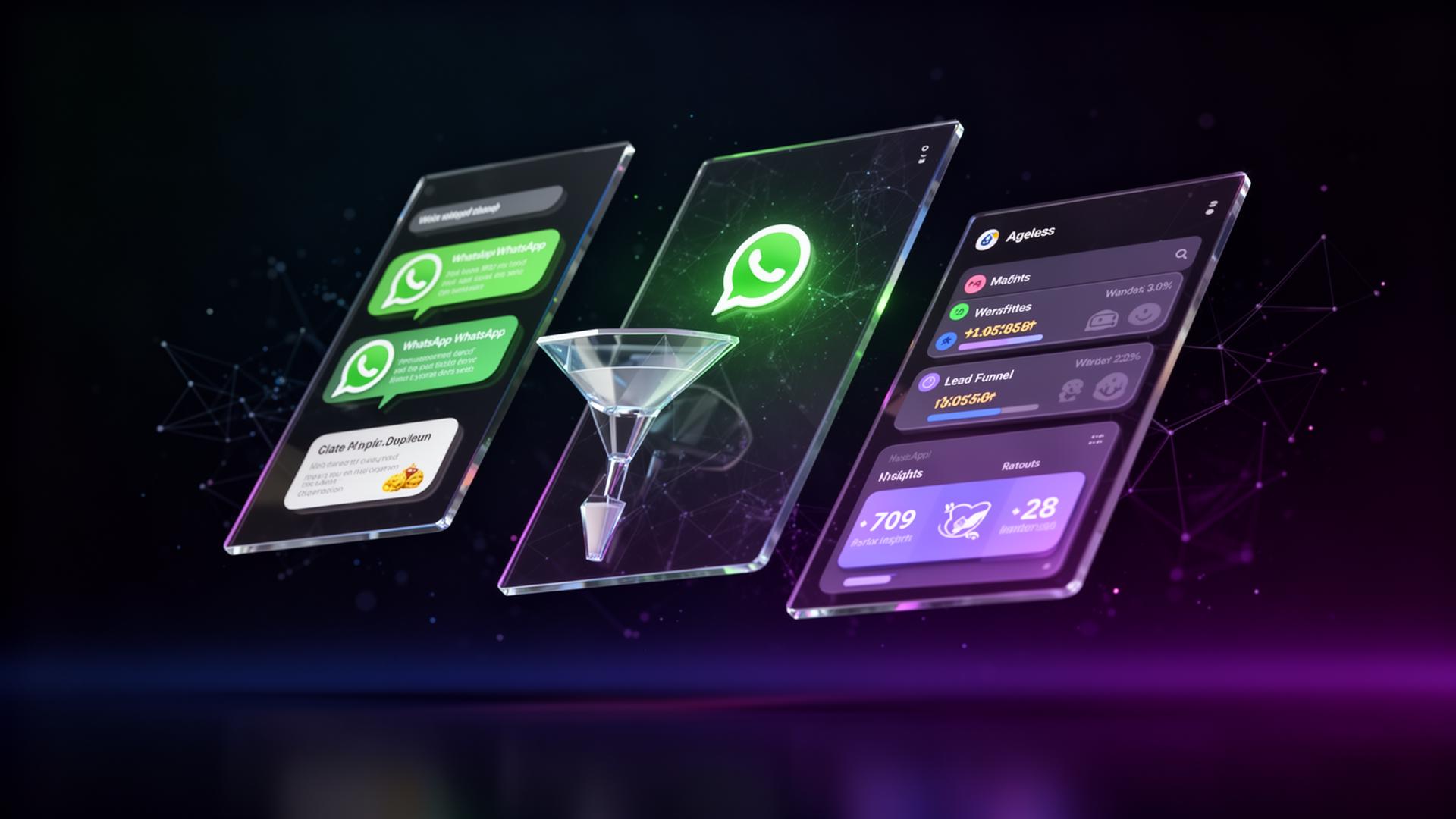 Painel Osaber com leads, CRM e atendimento WhatsApp